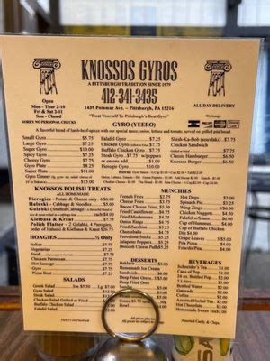 knossos gyros|Knossos Gyros Delivery Menu .